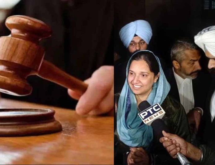 तरनतारन उपचुनाव में अदालत ने दिए निर्देश, पार्टी नेताओं के साथ थाने पहुंचीं कंचनप्रीत कौर