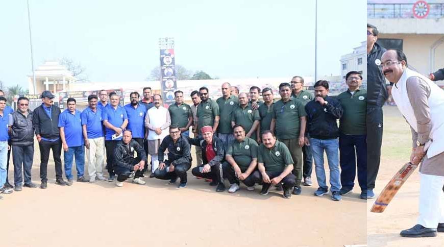 रायपुर इंटर प्रेस क्रिकेट प्रतियोगिता का आगाज़, संपादकों–पूर्व पदाधिकारियों के बीच रोमांचक मुकाबला, डिप्टी सीएम साव भी मैदान में