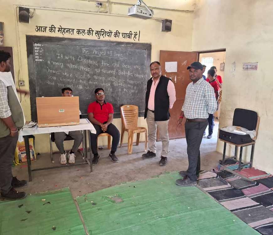 एनएचएआई के सहयोग से 1500 स्कूली बच्चों की आंखों की जांच, 102 को मिलेगा चश्मा