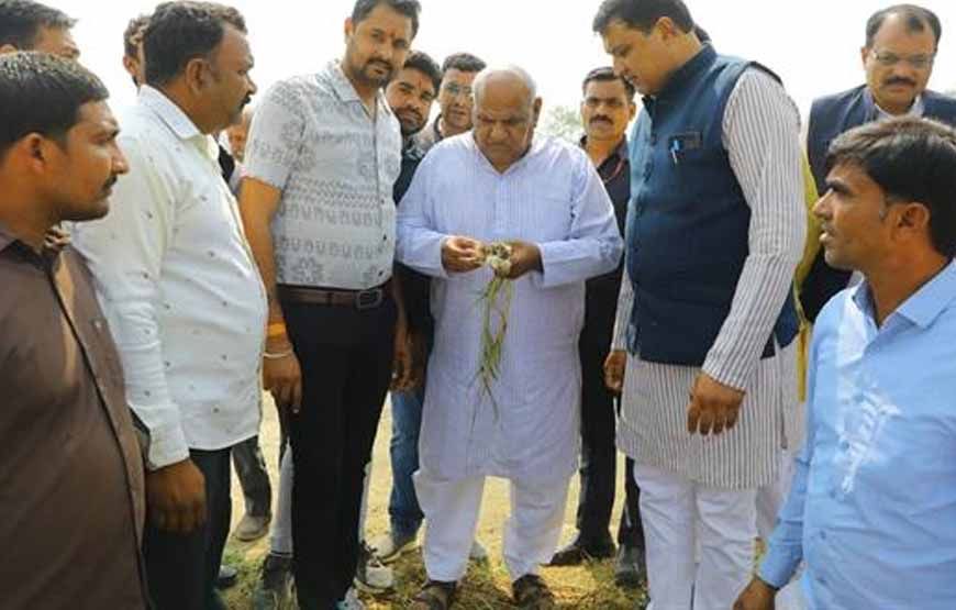 प्रदेश के ओलावृष्टि प्रभावित किसानों को मिलेगा पूरा मुआवजा – राजस्व मंत्री  वर्मा