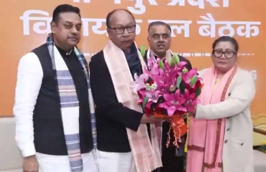 मणिपुर के नए मुख्यमंत्री होंगे युमनाम खेमचंद सिंह