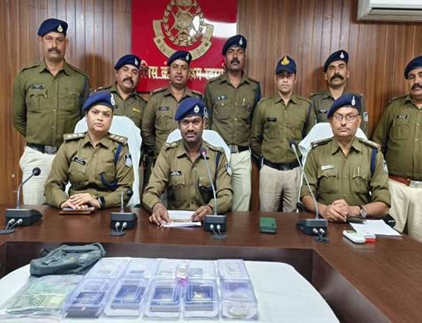 मध्यप्रदेश पुलिस ने डकैती और चोरी की दो बड़ी वारदातों का किया खुलासाई