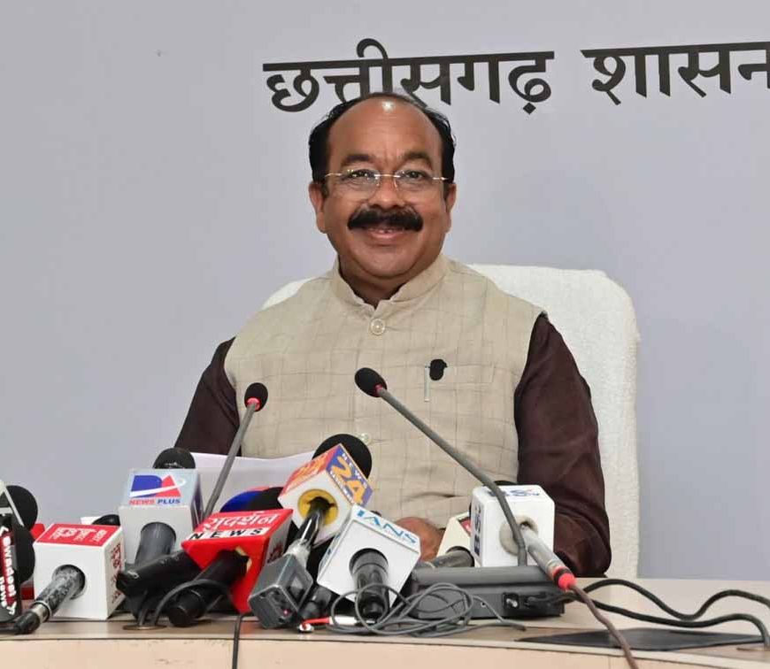 उप मुख्यमंत्री श्री अरुण साव ने कैबिनेट की बैठक में लिए गए निर्णयों की जानकारी दी उप मुख्यमंत्री अरुण साव