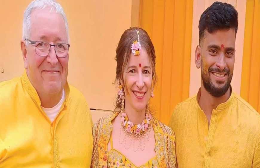 बेल्जियम में दोस्ती, सिंगरौली विवाह, भारतीय रिवाज से संदीप और शेरला बनेंगे जीवनसाथी, हल्दी की रस्म हुई पूरी