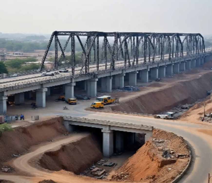 अलवर में बन रहा पहला फोरलेन ओवरब्रिज, नीचे बना अंडरपास देगा ट्रैफिक जाम से राहत