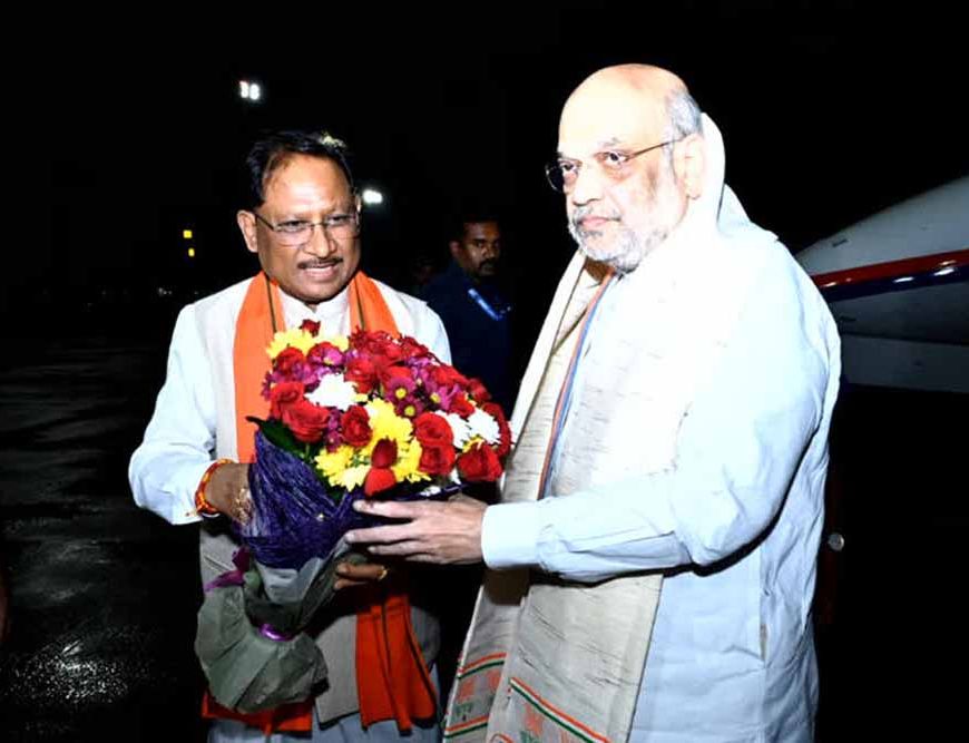 सीएम साय का दुर्ग और जगदलपुर का दौरा आज, केंद्रीय गृह मंत्री अमित शाह कल आएंगे
