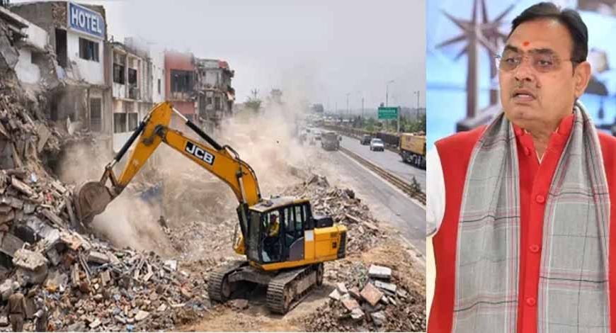 भजनलाल सरकार का बड़ा फैसला, हाईवे किनारे बने अवैध निर्माणों पर चलेगा ‘पीला पंजा’