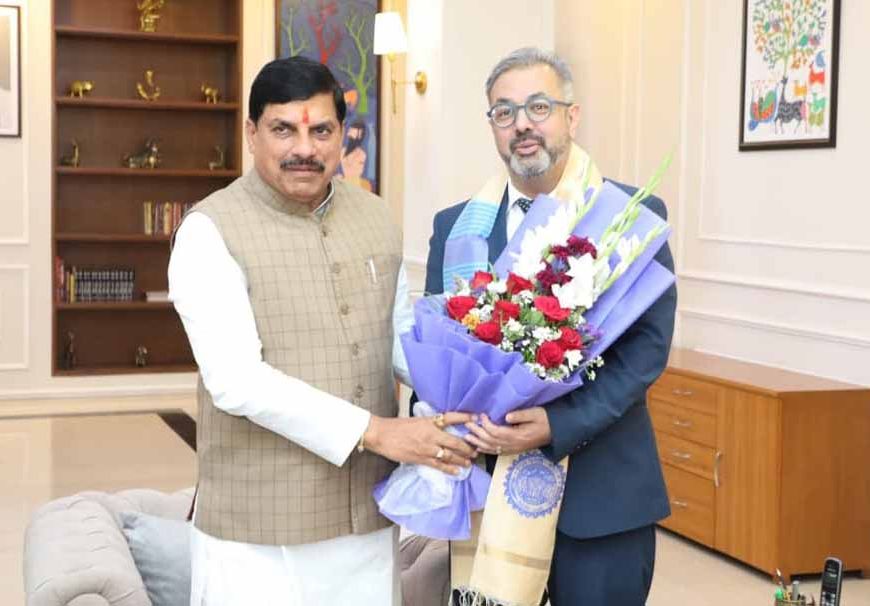 मुख्यमंत्री डॉ. मोहन यादव से मिले स्विस संसद के सदस्य निक्लाउस सैमुअल गुगर