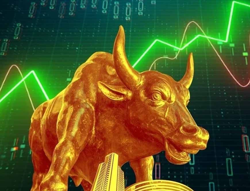 शेयर बाजार में लगातार दूसरे दिन तेजी, सेंसेक्स 84,300 के पार, रुपया 90.77 प्रति डॉलर पर