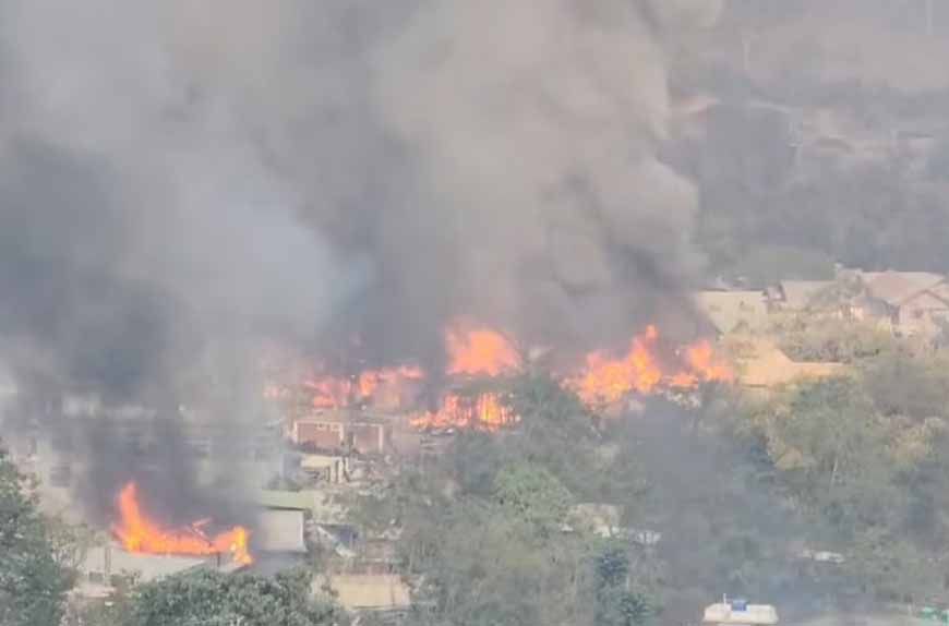 मणिपुर के उखरूल में हिंसा भड़की, 5 दिन के लिए इंटरनेट बंद, प्रशासन ने लगाया कर्फ्यू