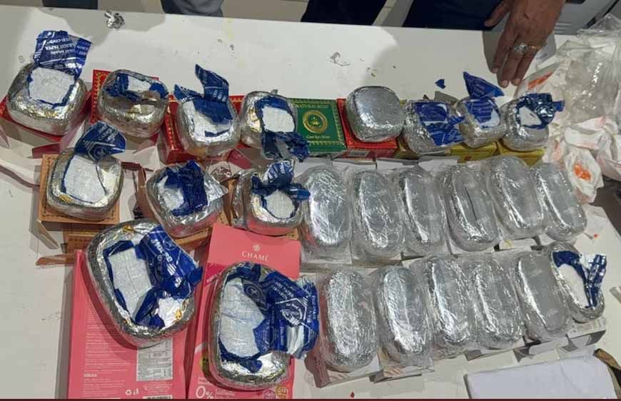 एयरपोर्ट ड्रग्स शॉक: साबुन के बॉक्स से मिली 6.8 करोड़ की हेरोइन, यात्री गिरफ्तार