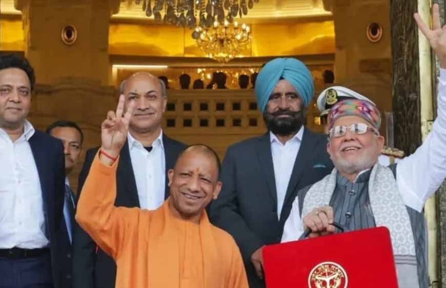 यूपी सरकार का 10वां बजट पेश: वित्त मंत्री सुरेश कुमार खन्ना ने 9.12 लाख करोड़ का बजट पेश किया