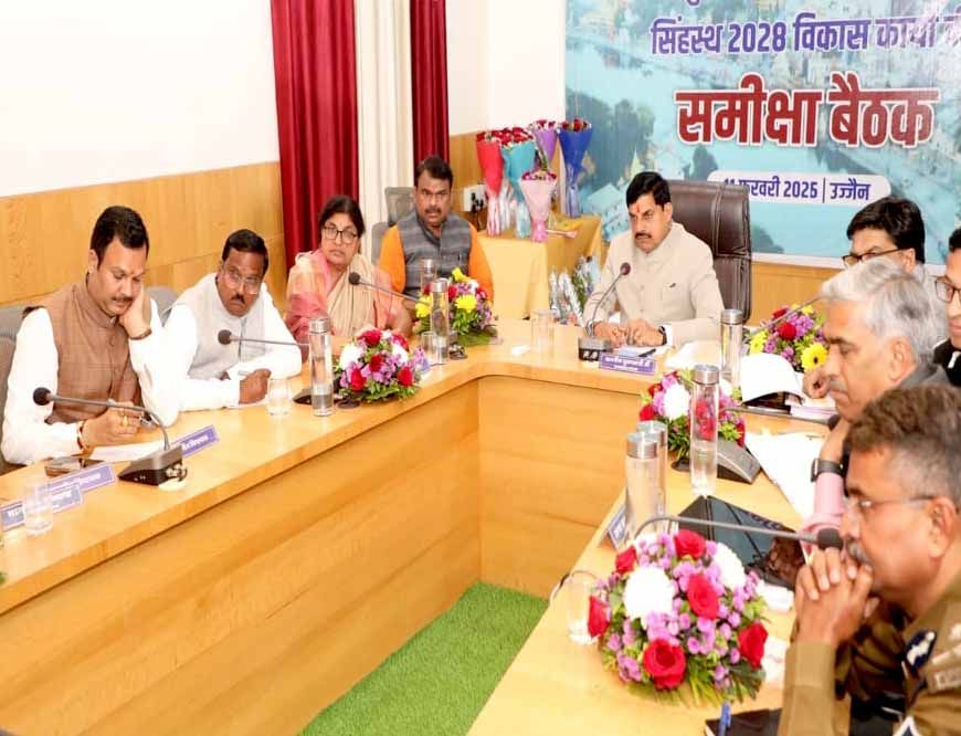 गुणवत्ताके साथ समय पर हो सिंहस्थ के सभी विकास कार्य : मुख्यमंत्री डॉ. यादव