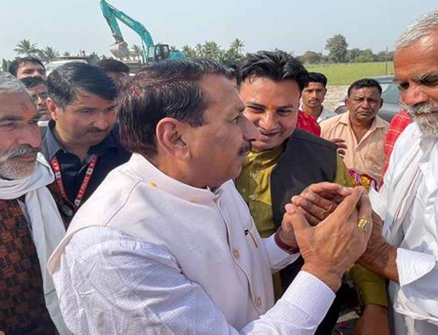 भावान्तर योजना से लाभान्वित किसानों ने कृषि मंत्री  कंषाना का किया आभार व्यक्त