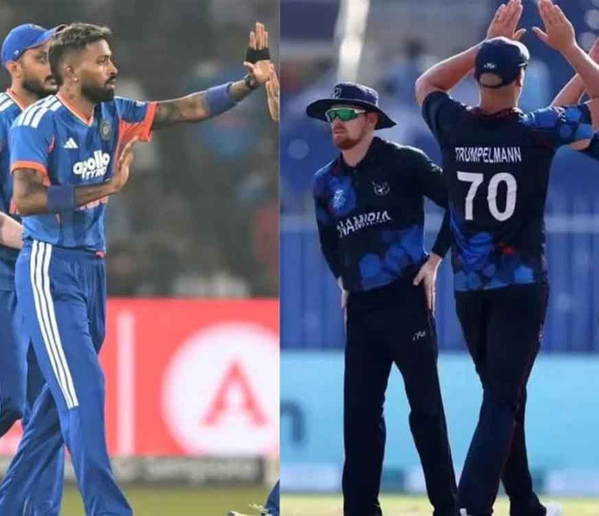 टीम इंडिया का तूफानी प्रदर्शन, दूसरे मैच में नामीबिया के सामने 210 रनों की चुनौती