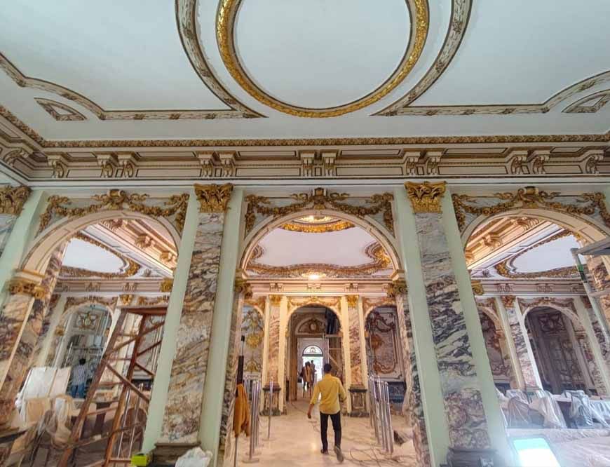 इंदौर का लालबाग पैलेस नई चमक के साथ तैयार, अगले हफ्ते खुलेगा दरबार हॉल