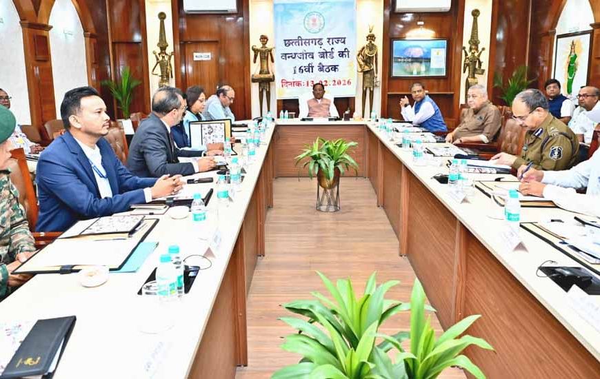 वन्यजीवों के प्राकृतिक आवास की सुरक्षा और सह-अस्तित्व के सिद्धांतों के अनुरूप हो सभी गतिविधियों का संचालन : मुख्यमंत्री  साय