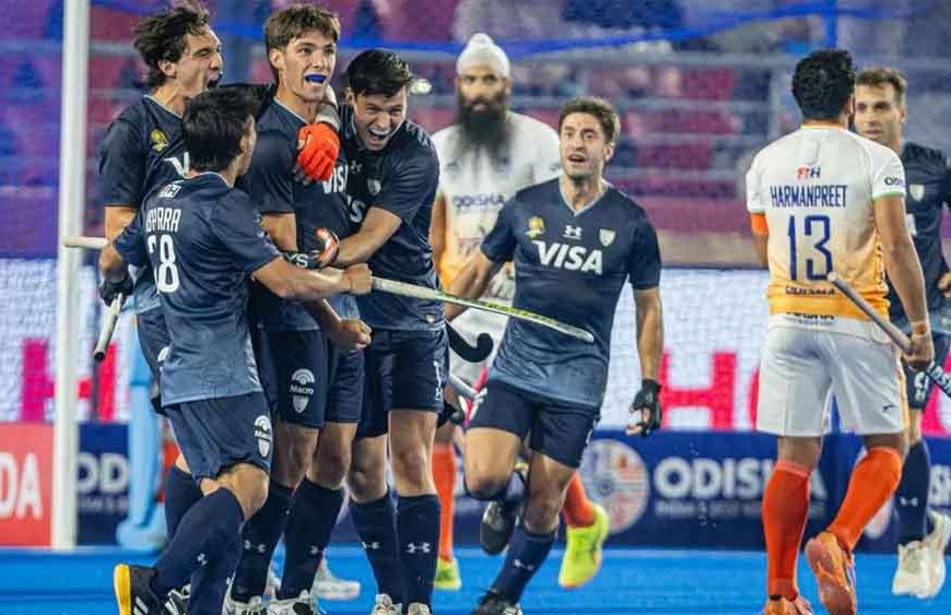 हॉकी प्रो लीग में भारत की शर्मनाक हार, अर्जेंटीना ने 8-0 से किया क्लीन स्वीप