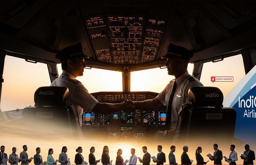 इंडिगो ने की बड़ी तैयारी: 5000+ फ्लाइट्स कैंसिल के बाद 1000 पायलटों की भर्ती, फ्रेशर्स को भी मौका