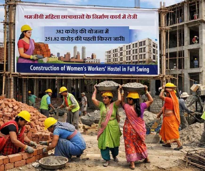 श्रमजीवी महिला छात्रावासों के निर्माण कार्य में तेजी