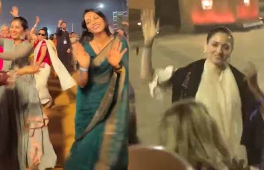 ईशा योग केंद्र में महाशिवरात्रि की धूम, तमन्ना भाटिया और सारा अर्जुन ने भक्ति में डूबकर किया जमकर डांस