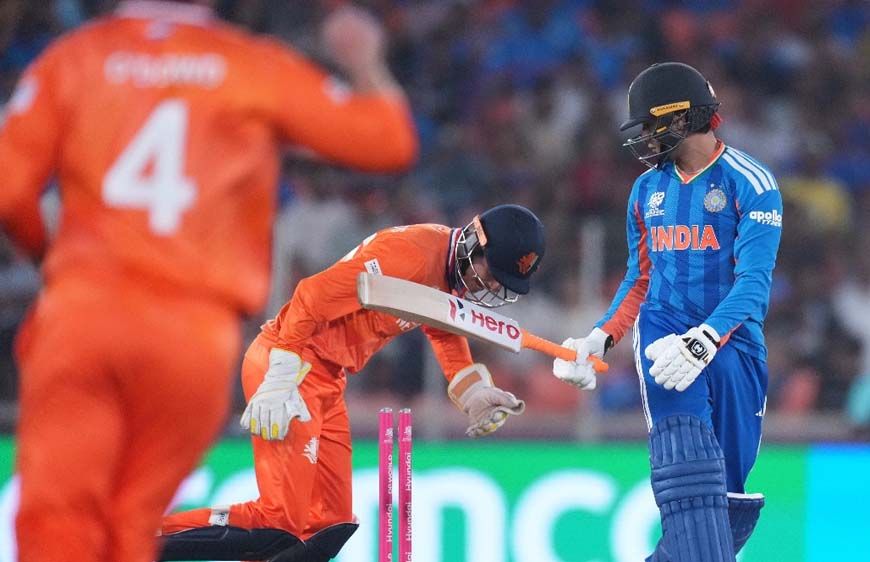 वर्ल्ड कप में अभिषेक की जीरो की हैट्रिक, तीसरी बार बने ‘डकमैन’