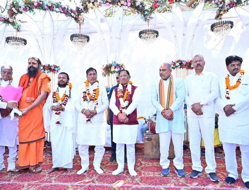 मुख्यमंत्री ने विशाल सतनाम सद्भाव पदयात्रा' का किया शुभारंभ