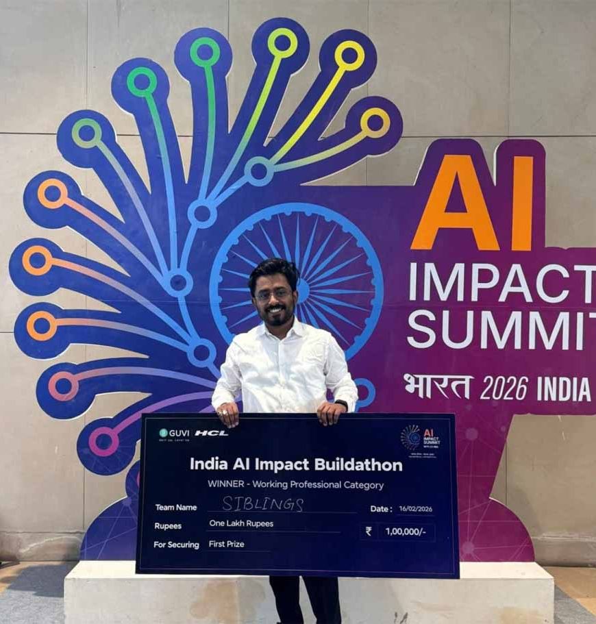 AI की दुनिया में राष्ट्रीय मंच पर लहराया छत्तीसगढ़ का परचम : इंडिया AI इंपैक्ट बिल्डथॉन में रायपुर के अनुराग मानिक और आस्था मानिक ने हासिल किया प्रथम स्थान