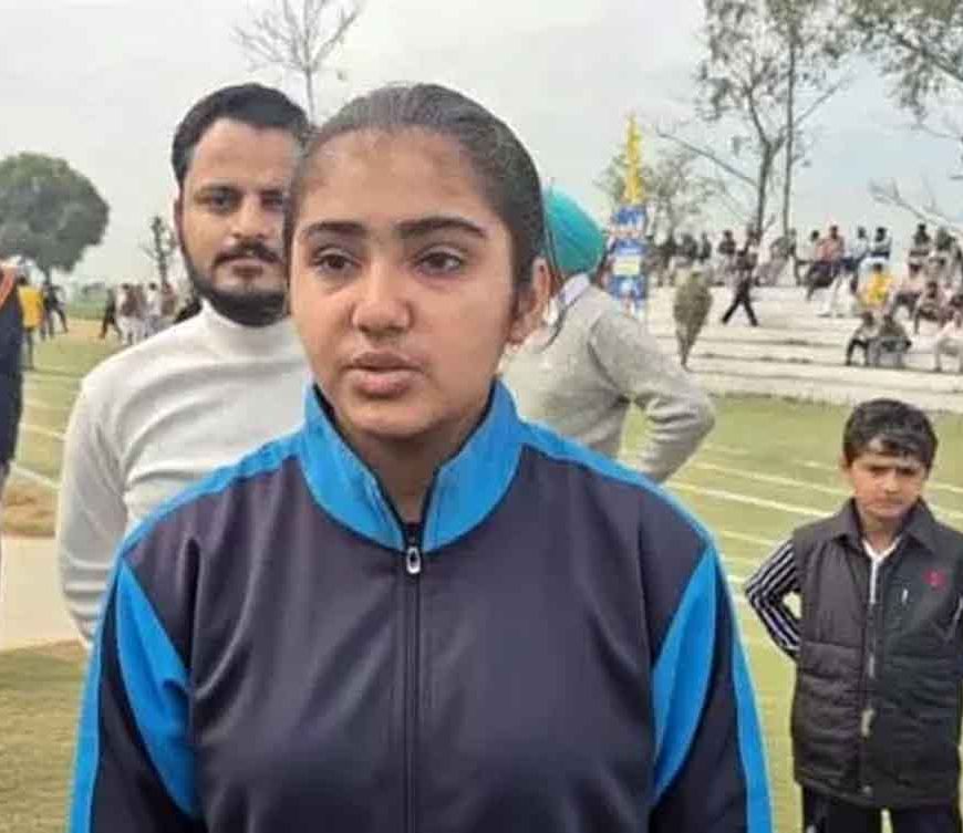 शॉट पुट में जैस्मीन कौर का धमाकेदार प्रदर्शन, पहला स्थान किया अपने नाम