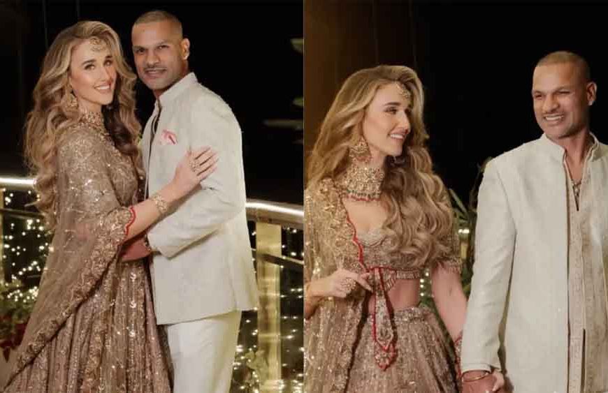 शिखर धवन दूसरी शादी कर रहे, आयरलैंड की सोफी को बनाएंगे दुल्हन, संगीत नाइट में हुए रोमांटिक