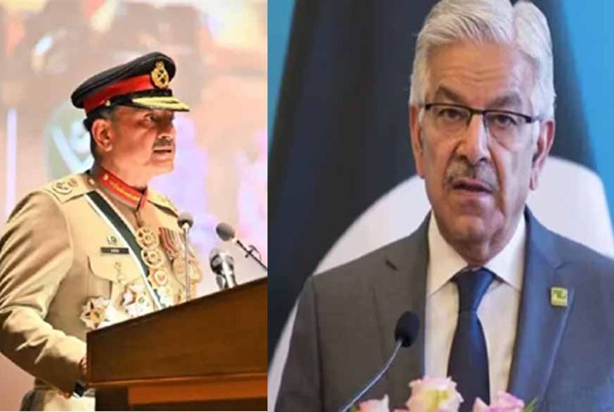 'आसिम मुनीर नहीं हैं मेरे बॉस', पाकिस्तान में सरकार में सेना के दखल पर रक्षा मंत्री की दो टूक