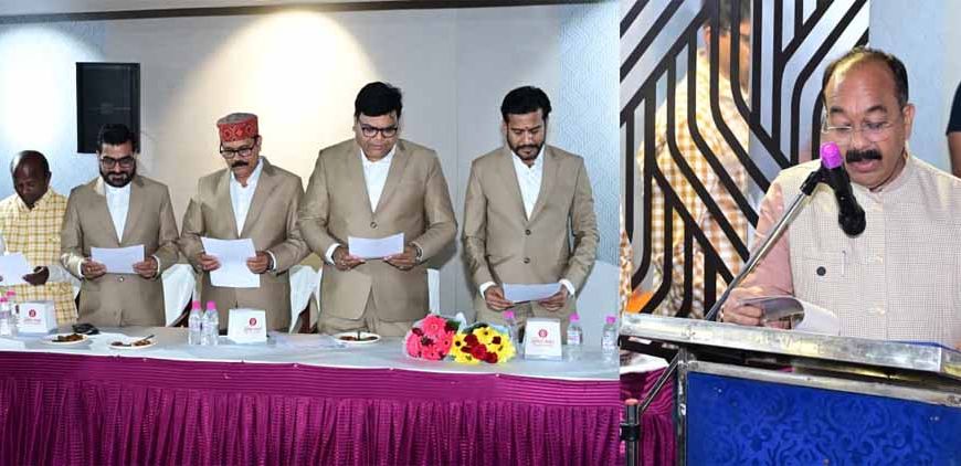 उप मुख्यमंत्री अरुण साव ने दिलाई शपथ, नई ऊर्जा के साथ आगे बढ़ेगा प्रेस क्लब बिलासपुर
