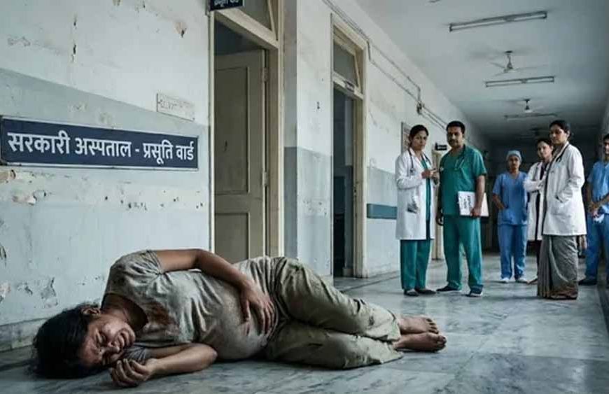 बिहार में अमानवीयता: HIV पॉजिटिव बताकर प्रसव से इनकार, फर्श पर तड़पती रही महिला