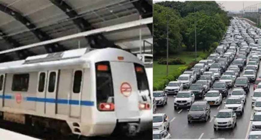 मेट्रो निर्माण कार्य के कारण यह सड़क एक साल तक रहेगी बंद, ट्रैफिक पुलिस ने जारी किया रूट प्लान