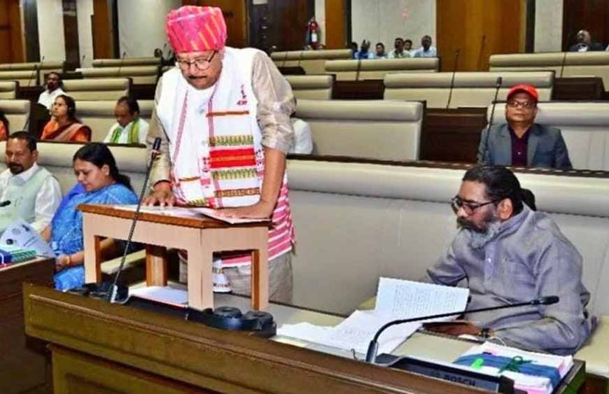 झारखंड में 1.58 लाख करोड़ का बजट पेश, पढ़ाई से लेकर दवाई तक कई एलान