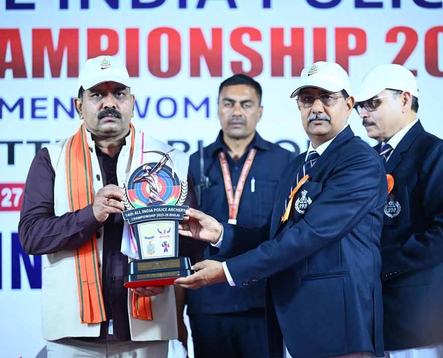 उपमुख्यमंत्री विजय शर्मा ने किया चौदहवीं अखिल भारतीय पुलिस तीरंदाजी प्रतियोगिता का भव्य शुभारंभ