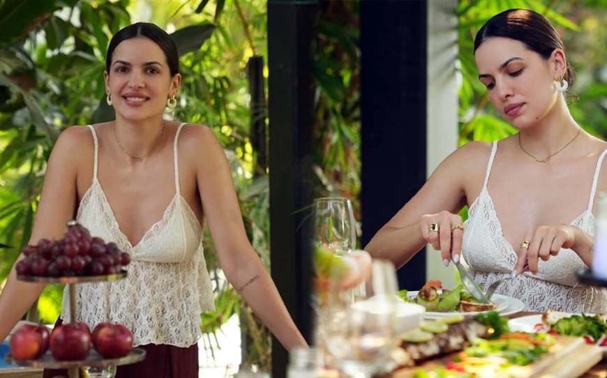 Natasa Stankovic बिकिनी में ग्लैमरस अंदाज में छाईं, समुद्र किनारे किया चिलिंग