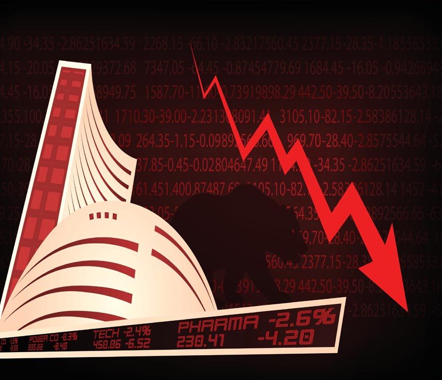 5 लाख करोड़ की स्वाहा! सेंसेक्स में 1000 अंक की गिरावट, अचानक क्यों आई भारी कमी?