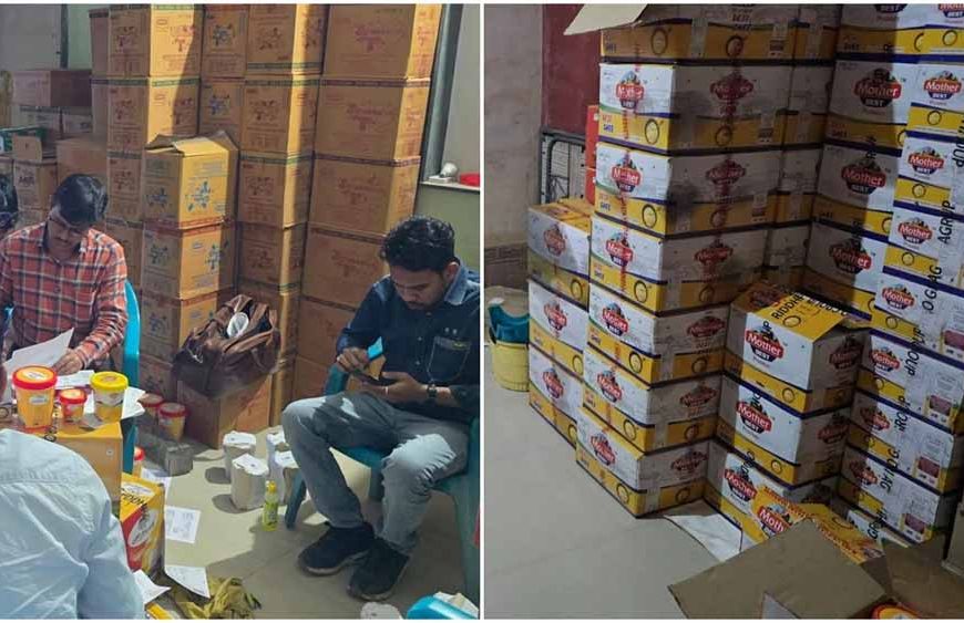 रतलाम में नकली घी का बड़ा भंडाफोड़: घर पर छापा, 1610 लीटर जब्त