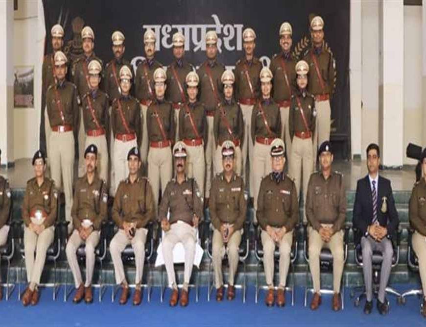 डीजीपी  कैलाश मकवाणा के मुख्‍यआतिथ्‍य में उप पुलिस अधीक्षकों का दीक्षांत समारोह आयोजित