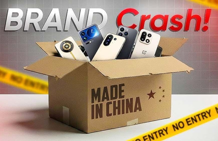 भारत में चीनी स्मार्टफोन कंपनियों को बड़ा झटका, 10 साल में पहली बार हुई सेल में गिरावट