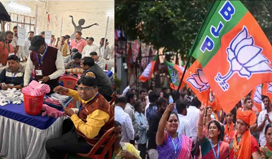 झारखंड निकाय चुनाव 2026 के चुनाव में बीजेपी को बढ़त, जेएमएम ने भी दो जगह की सेंधमारी