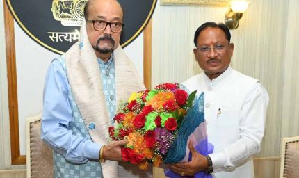 मुख्यमंत्री विष्णु देव साय ने राज्यपाल रमेन डेका को जन्मदिन की दी शुभकामनाएँ