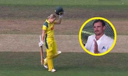 ‘फेयरवेल’ मैच में एलिसा हीली का धमाका, शतक जड़कर रचा इतिहास; मिचेल स्टार्क का इमोशनल रिएक्शन वायरल