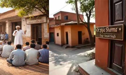 हरियाणा के गांव में लड़कियों के नाम से घर की पहचान, नेमप्लेट पर लिखे ग्रेजुएट बहू-बेटियों के नाम