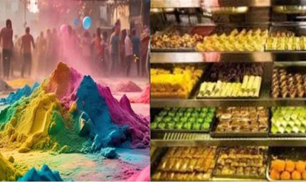होली के त्योहार पर प्रशासन सख्त, मिलावटी रंग और मिठाइयों की बिक्री पर कड़ी नजर