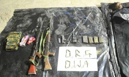 भैरमगढ़ एरिया कमेटी का इनामी माओवादी मुठभेड़ में ढेर, भारी मात्रा में हथियार और डंप बरामद