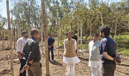 उप मुख्यमंत्री  शुक्ल ने प्राकृतिक खेती का किया निरीक्षण