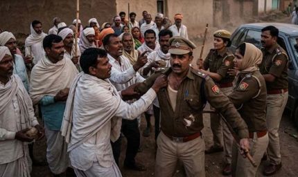 बिलासपुर में भीड़ ने पुलिस टीम पर किया हमला, महिला सिपाही से धक्का-मुक्की कर वर्दी फाड़ी, सात आरोपित गिरफ्तार