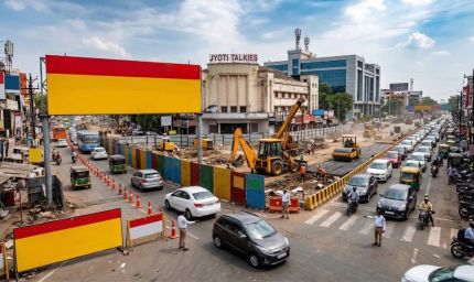 भोपाल में ज्योति टॉकीज–बोर्ड ऑफिस मार्ग पर 3 महीने निर्माण, ट्रैफिक डायवर्जन से बदलेगा रूट